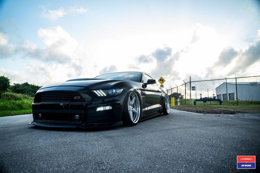 Ford Mustang GT X Work Wide Body on Vossen Wheels (VWS-3) '2016
